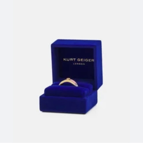(1) ONE! Blue Kurt Geiger London REPLACEMENT RING BOX! Only the box is for sale! - Picture 5 of 7